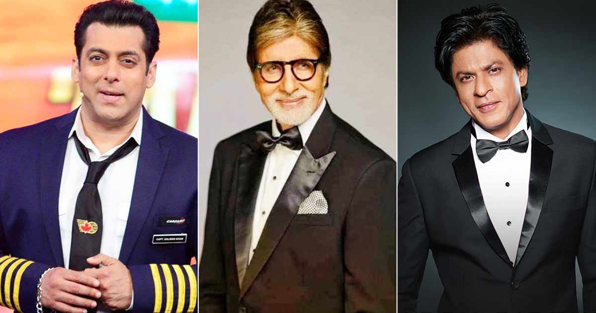 Shah Rukh Khan, Salman Khan, and Amitabh Bachchan